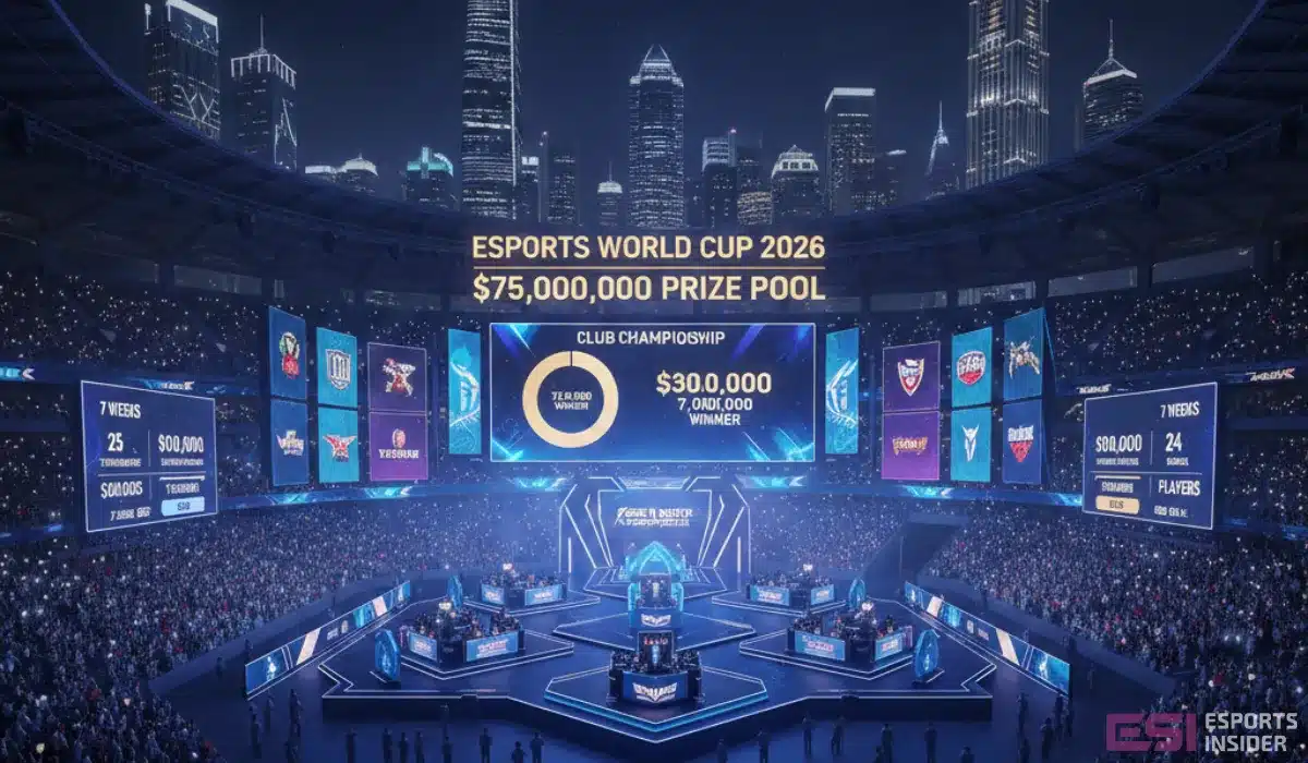 La Esports World Cup repartirá 75 millones de dólares en premios en 2026