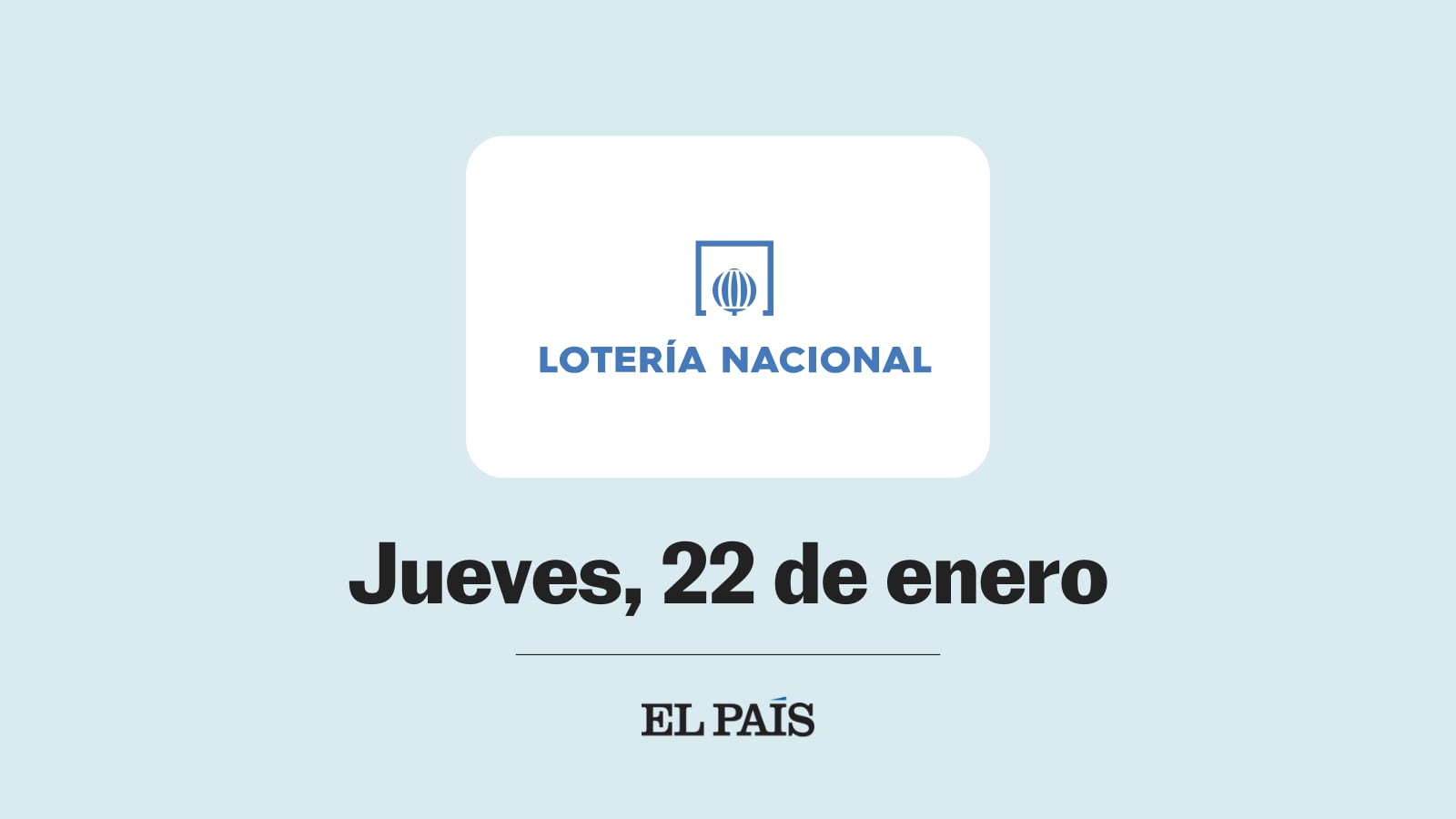 Lotería Nacional: sorteo del jueves 22 de enero