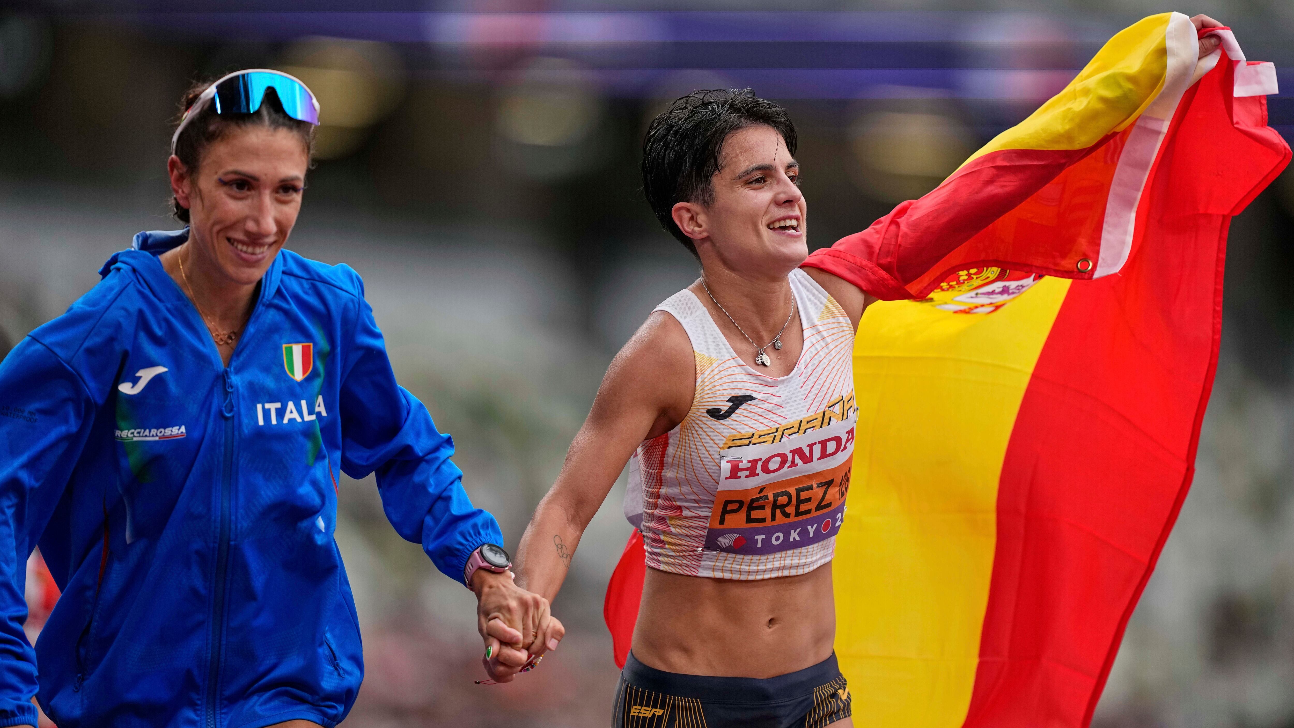 La marcha de María Pérez y Paul McGrath iza a España en el medallero del Mundial de Tokio