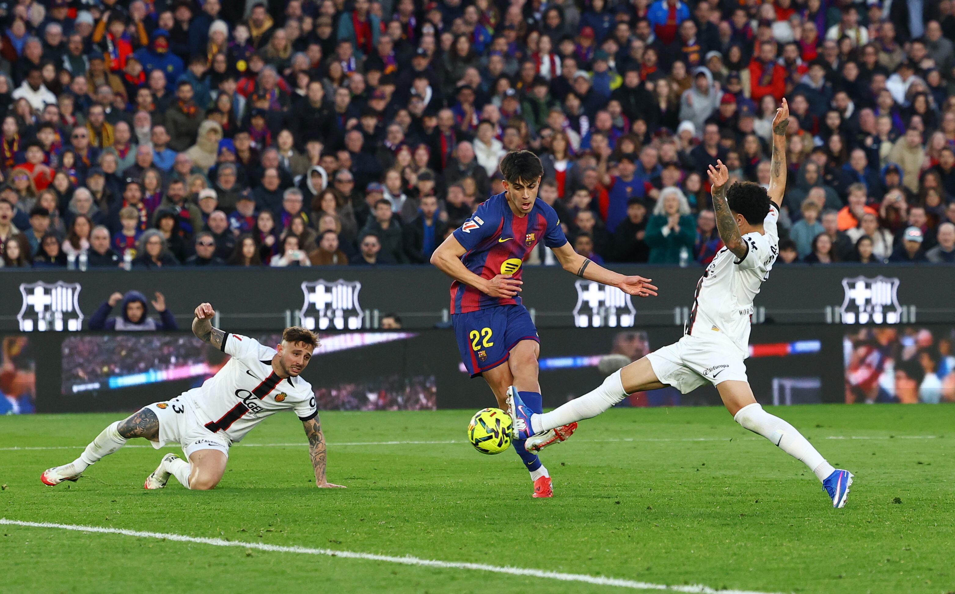 El Barcelona vence al Mallorca con tres goles como tres soles