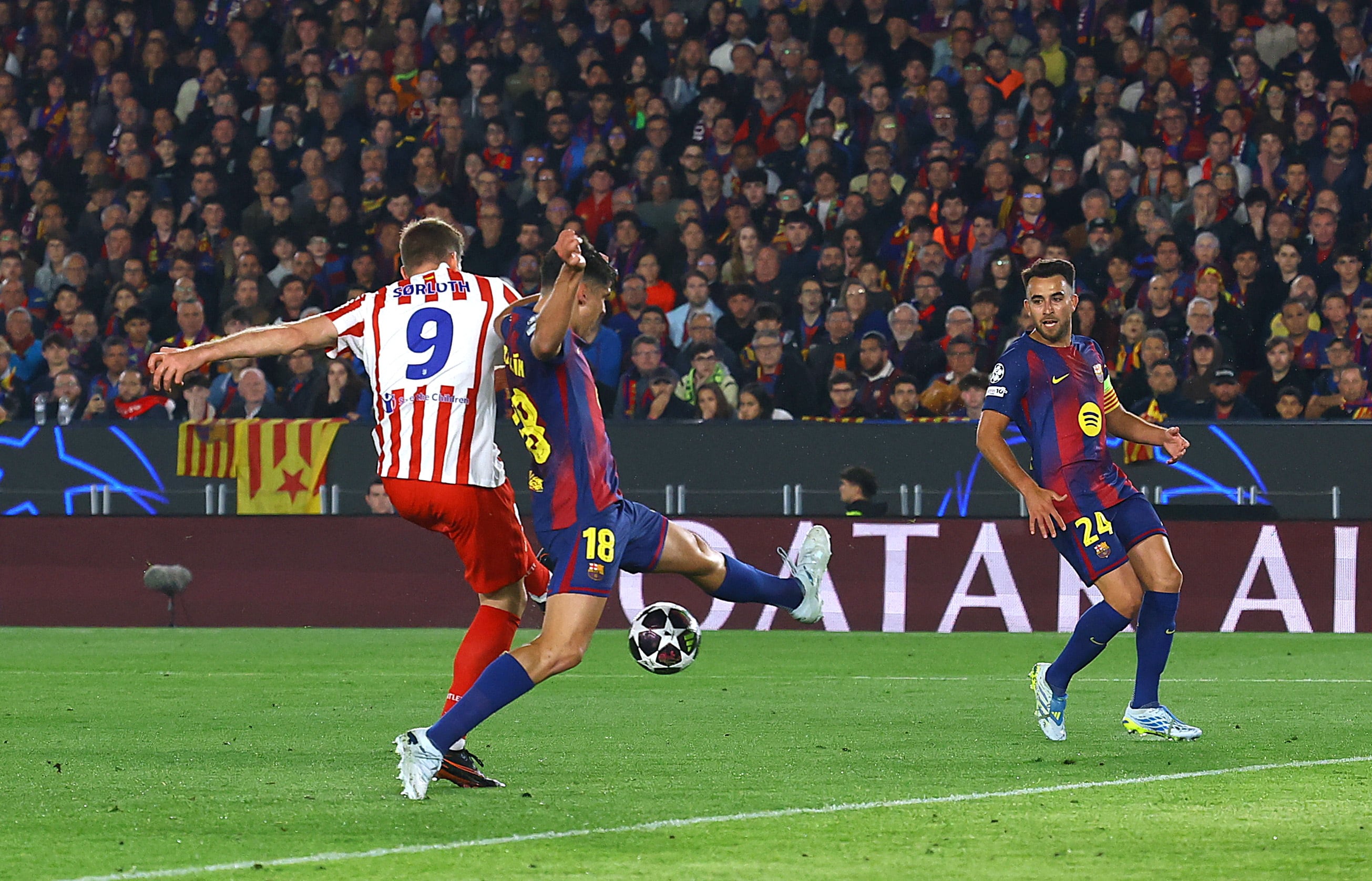 Así le hemos contado la victoria del Atlético ante el Barcelona en los cuartos de la Champions