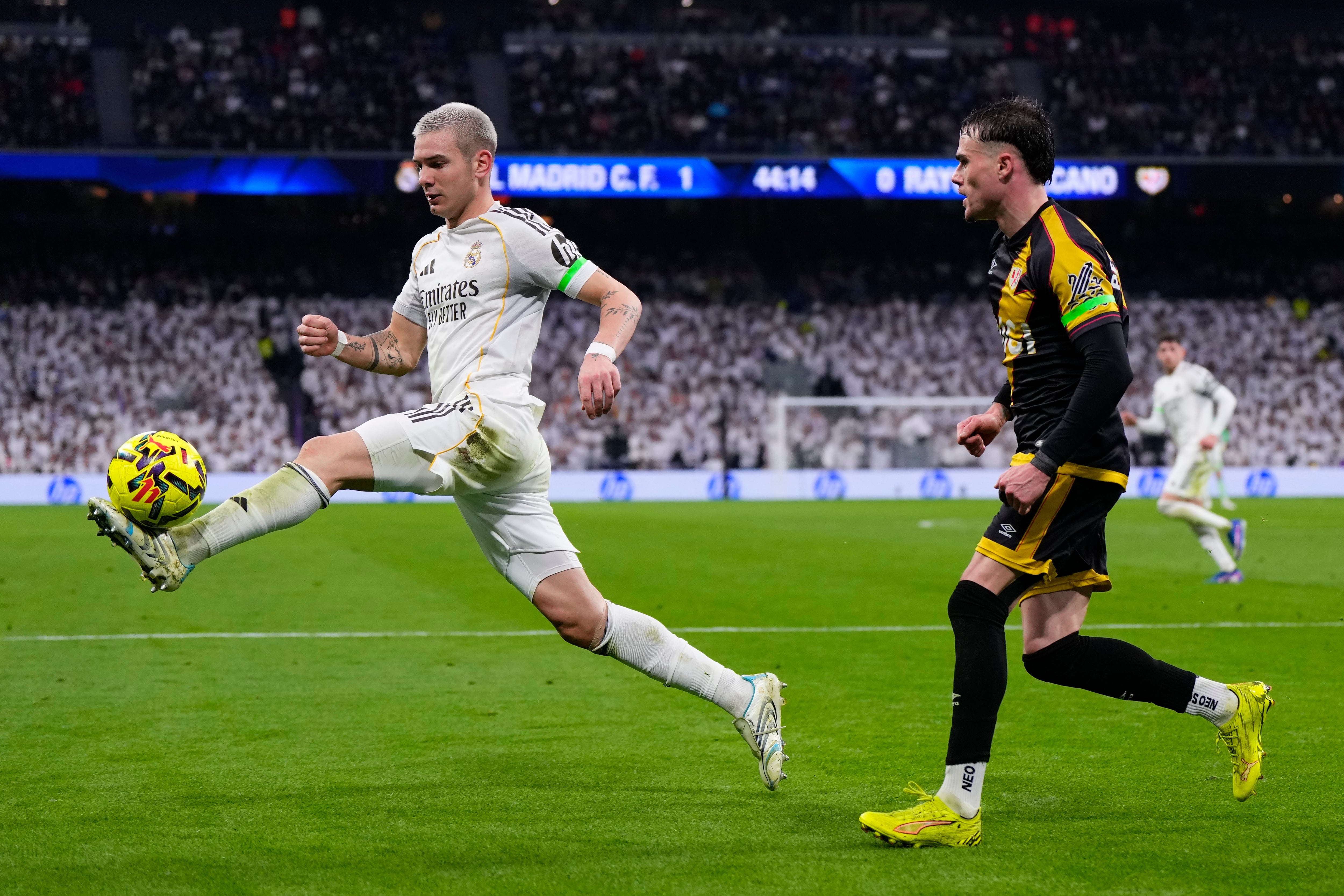Franco Mastantuono, el atacante del Real Madrid que menos ocasiones genera y que participa en menos goles