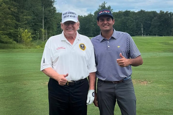 El camino de vuelta de Eugenio López-Chacarra, el golfista que juega con Trump