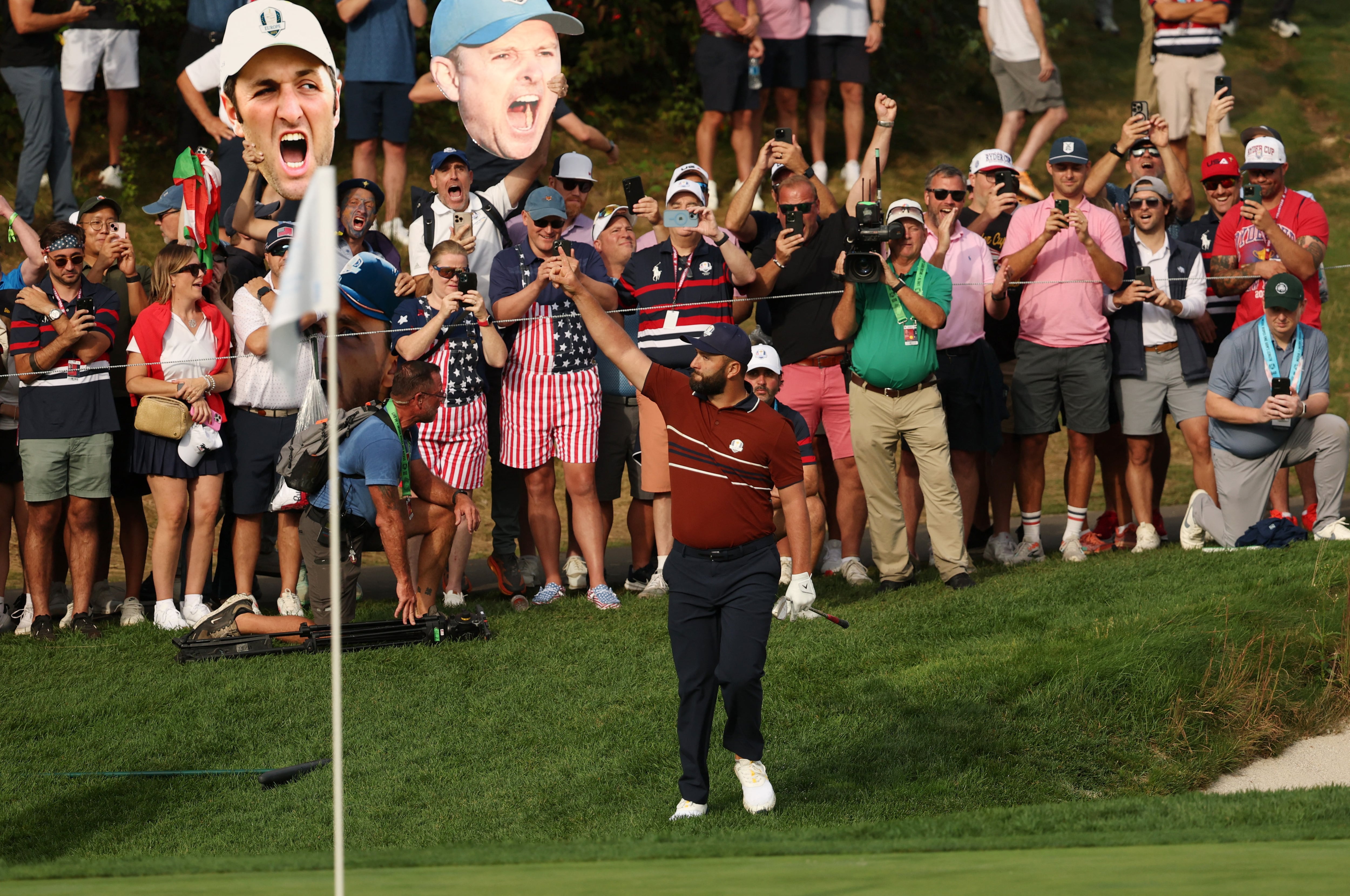 Europa da una paliza a EEUU en la Ryder en medio de un ambiente muy encendido en Nueva York