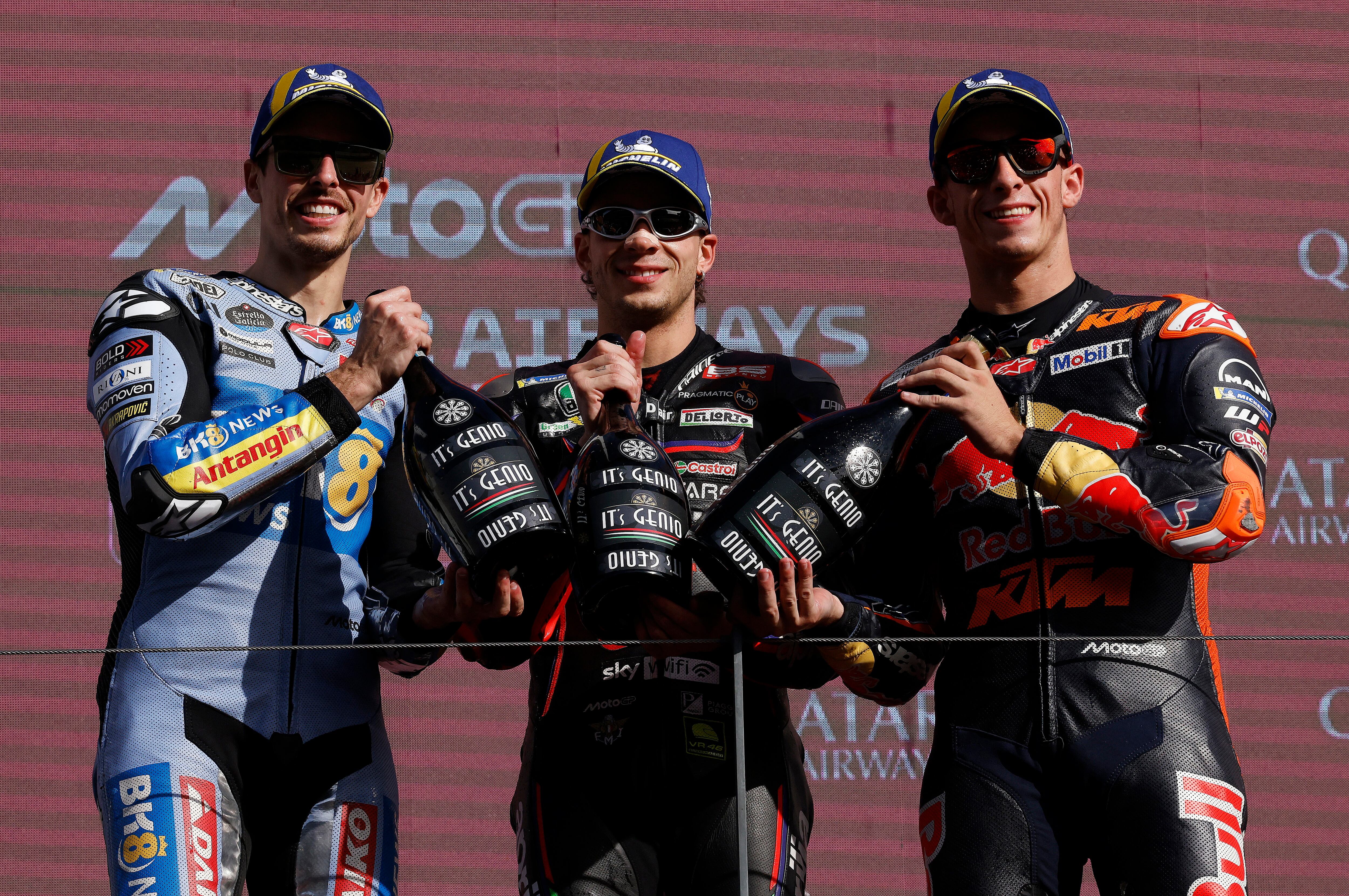 Bezzecchi gana el GP de Portugal y consolida a Aprilia como principal alternativa a los Márquez y Ducati