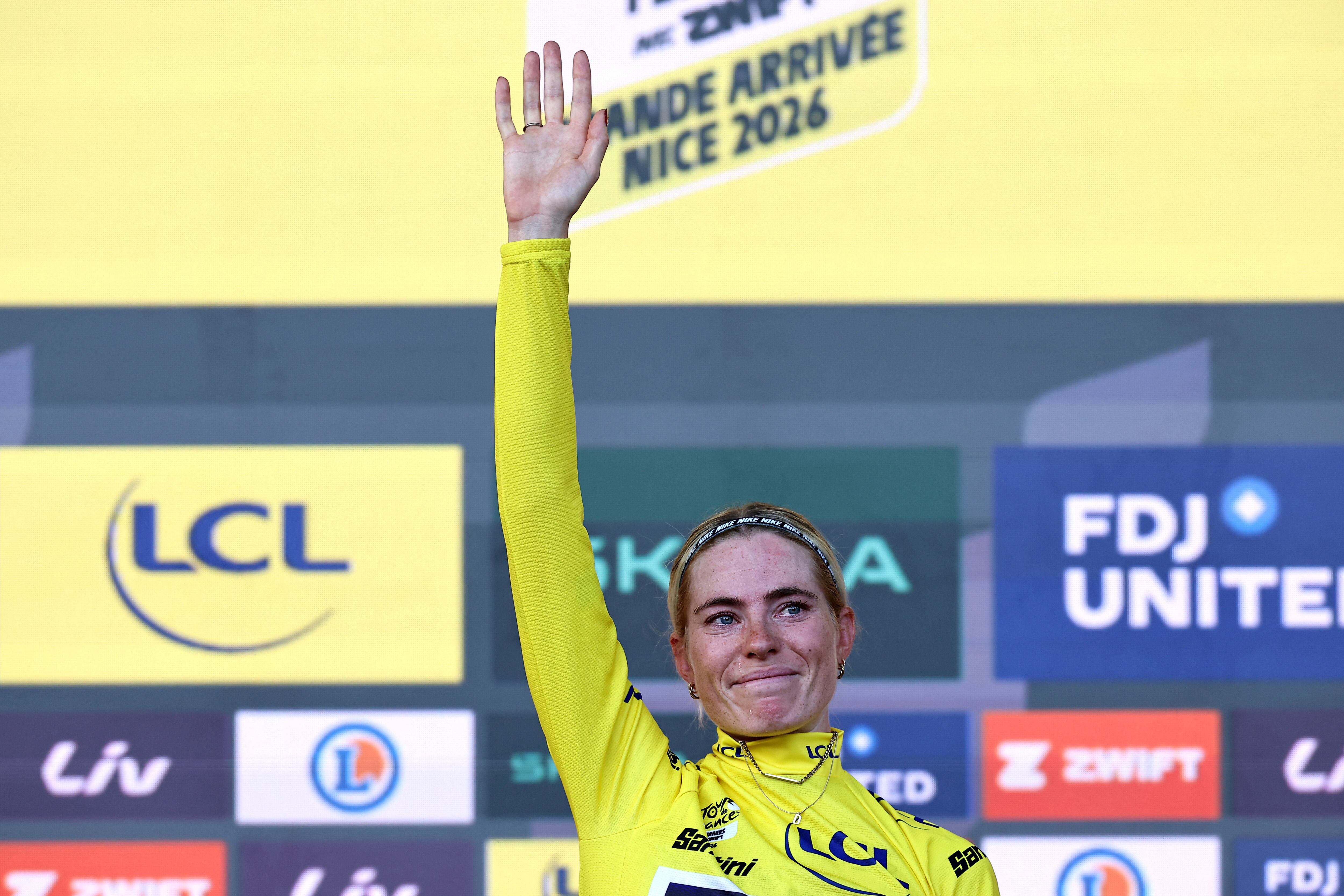El orgullo de Demi Vollering, ganadora en Niza de su segundo Tour de Francia 